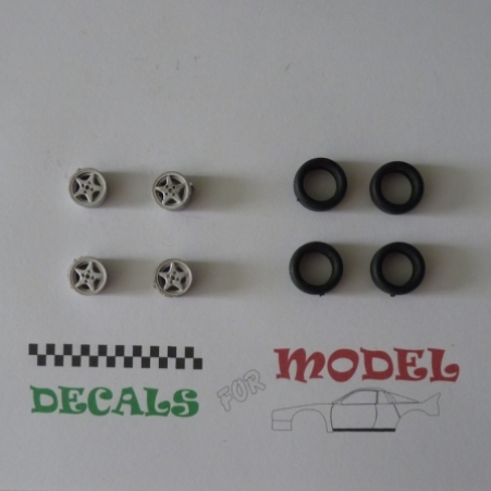 CERCHI FIAT 500 / 600 SPORTING 5 RAZZE 4 DADI