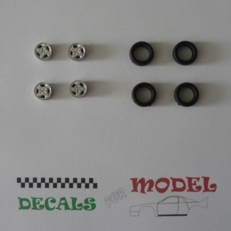 CERCHI FIAT UNO TURBO ABARTH 4 RAZZE 4 DADI