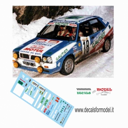 LANCIA DELTA 4WD - BALAS - RALLY MONTECARLO 1988