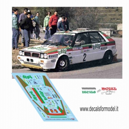 LANCIA DELTA 4WD - TOTIP - CERRATO - RALLY 1000 MIGLIA 1987