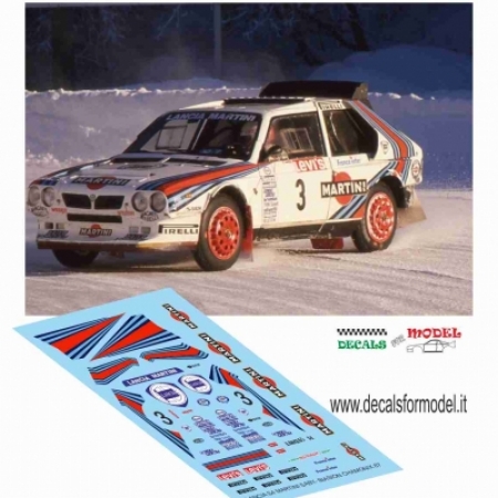 LANCIA DELTA S4 MARTINI - BIASION - CHAMONIX 1987