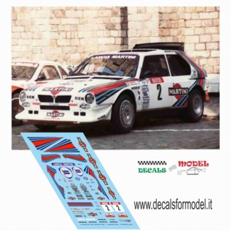 LANCIA DELTA S4 MARTINI - TABATON - YPRES 1986