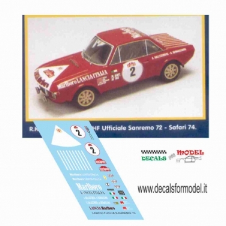 LANCIA FULVIA HF - BALLESTRIERI - RALLY SANREMO 1972