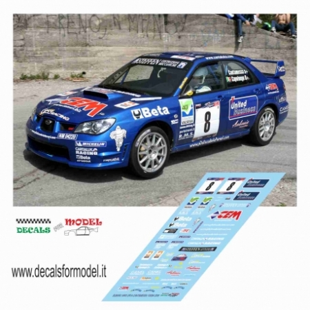 SUBARU WRX STI GR. N - CANTAMESSA - RALLY 1000 MIGLIA 2006