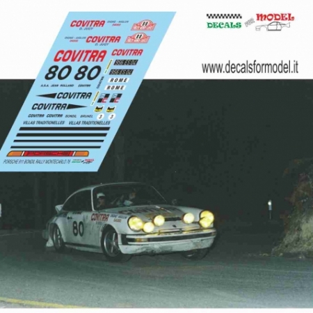 PORSCHE 911 - BONDIL - RALLY MONTECALRO 1976