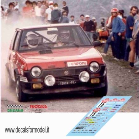 FIAT RITMO 75 - CINICO - RALLY SANREMO 1982