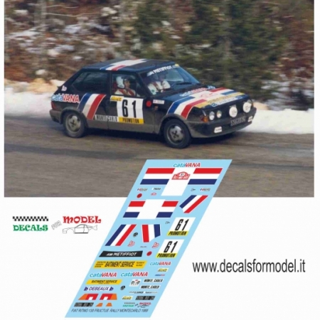 FIAT RITMO 130 - FRUCTUS - RALLY MONTECARLO 1988