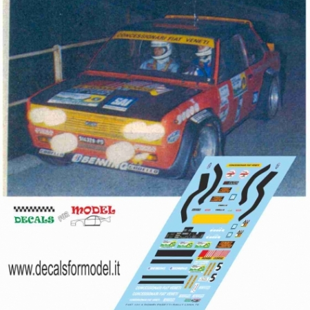 FIAT 131 ABARTH - PASETTI - RALLY LANA 1979