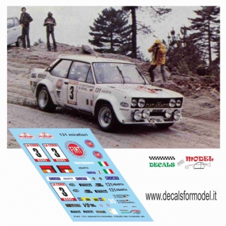 FIAT 131 ABARTH - ROHRL - RALLY TOUR DE CORSE 1980