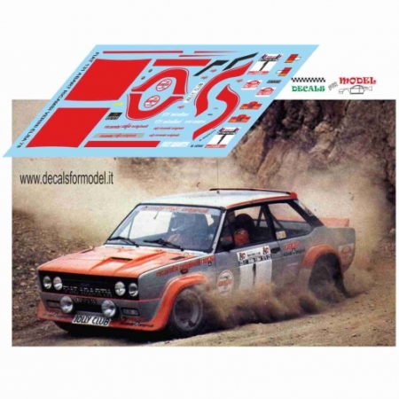 FIAT 131 ABARTH - VERINI - RALLY ELBA 1978