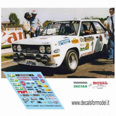 FIAT 131 ABARTH - VUDAFIERI - RALLY LANA 1981