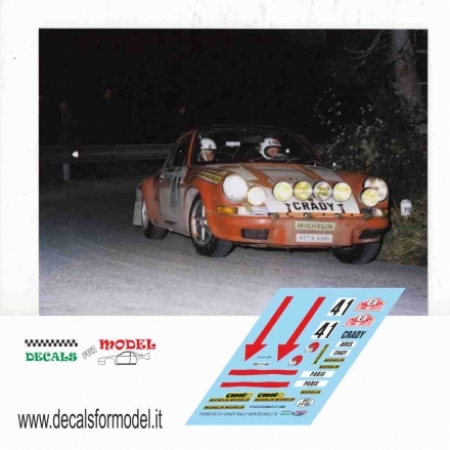 PORSCHE 911 - CRADY - RALLY MONTECARLO 1976