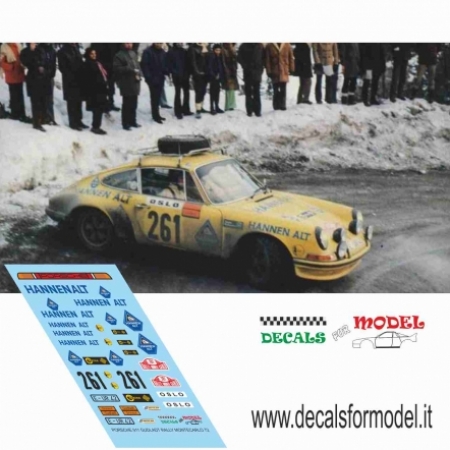 PORSCHE 911 - GUDLADT - RALLY MONTECARLO 1972