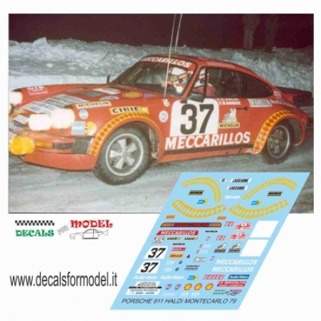 PORSCHE 911 - HALDY - RALLY MONTECARLO 1979