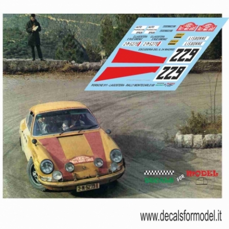 PORSCHE 911 - LLAGOSTERA - RALLY MONTECARLO 1969