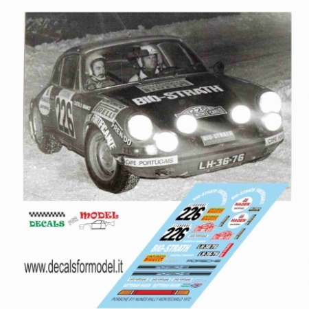 PORSCHE 911 - NUNES - RALLY MONTECARLO 1972