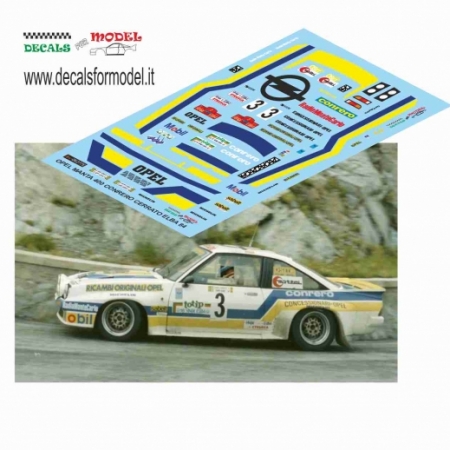 OPEL MANTA 400 - CERRATO - RALLY ELBA 1984