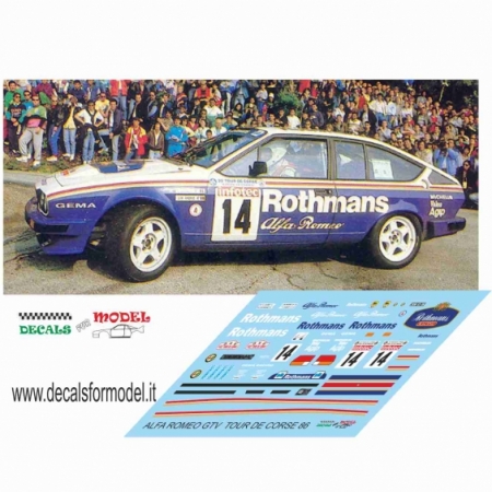 ALFA ROMEO GTV ROTHMANS - LOUBET - TOUR DE CORSE 1986