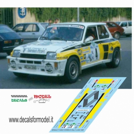 RENAULT 5 MAXI - FERREUX - RALLY LANA 1985