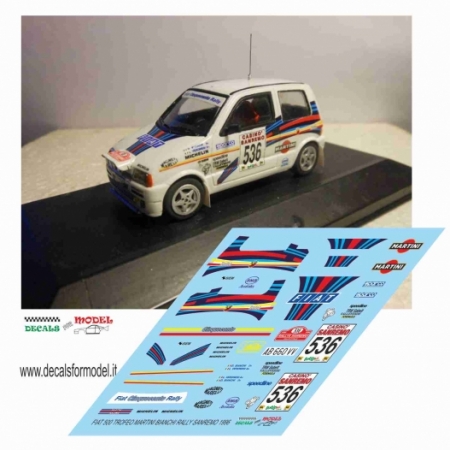 FIAT 500 TROFEO - MARTINI - BIANCHI - RALLY SANREMO 1996