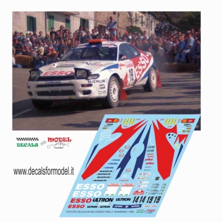 TOYOTA CELICA ST185 ESSO GRIFONE - LONGHI / PIANEZZOLA RALLY SANREMO 1994