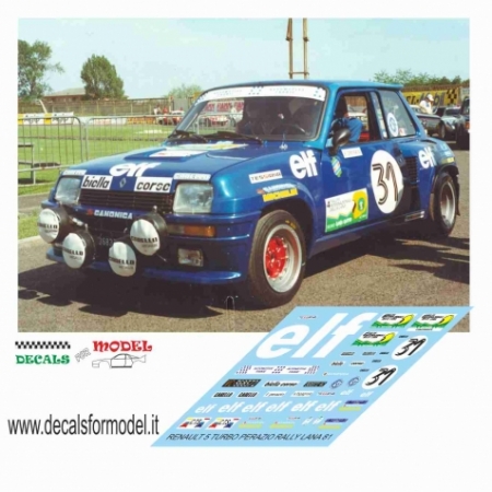 RENAILT 5 MAXI - PERAZIO - RALLY LANA 1981