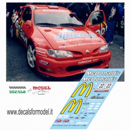 RENAULT MEGANE MAXI - DAMIOLI - RALLY 1000 MIGLIA 1999