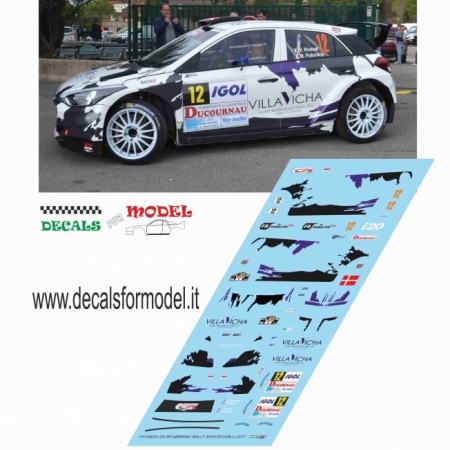 1/43 Hyundai i20 r5 Rally Sanremo 2017 chentre kit 