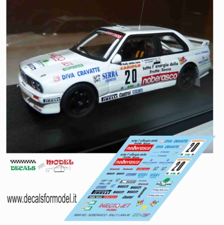 DECALS BMW M3 - NOBERASCO - RALLY LANA 1990