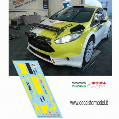 DECAL FORD FIESTA R5 - BOLAND - RALLY MONTECARLO 2018