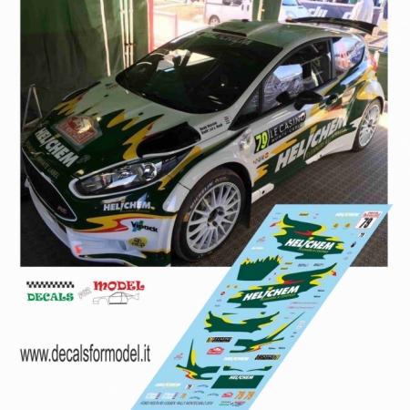 DECAL FORD FIESTA R5 - VOSSEN - RALLY MONTECARLO 2018