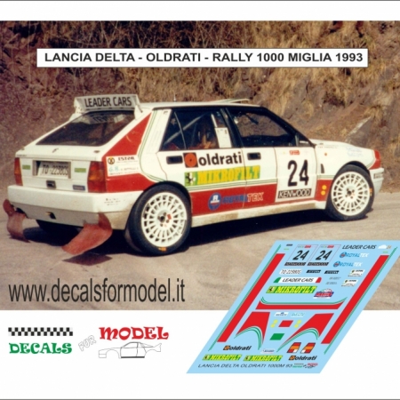 LANCIA DELTA HF - OLDRATI - RALLY 1000 MIGLIA 1993