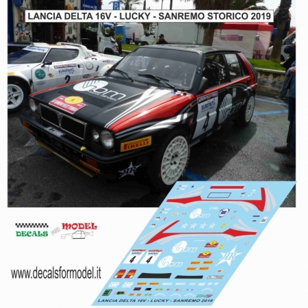 LANCIA DELTA 16V - LUCKY - RALLY SANREMO STORICO 2019