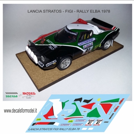 LANCIA STRATOS - FIGI - RALLY ELBA 1978