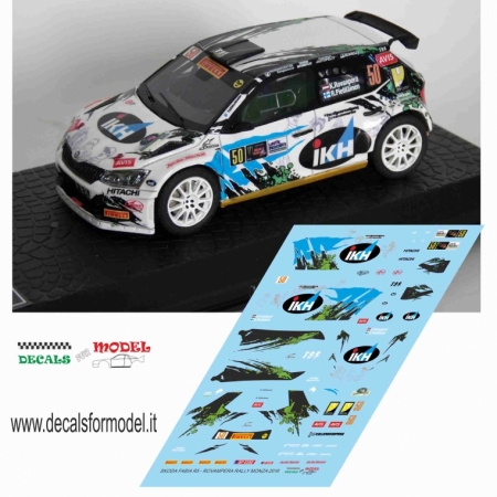 DECAL 1:24 SKODA FABIA R5 - ROVANPERA - RALLY MONZA 2016