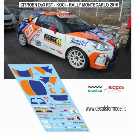 CITROEN DS3 R3T - KOCI - RALLY MONTECARLO 2016