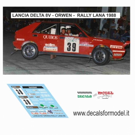 LANCIA DELTA 8V - ORWEN - RALLY LANA 1988