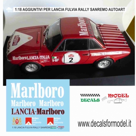 1:18 AGGIUNTIVO PER LANCIA FULVIA HF MARLBORO - AUTOART