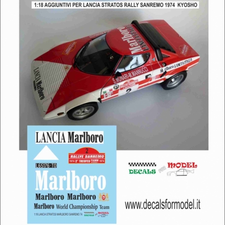 1:18 AGGIUNTIVO LANCIA STRATOS MARLBORO - KYOSCHO