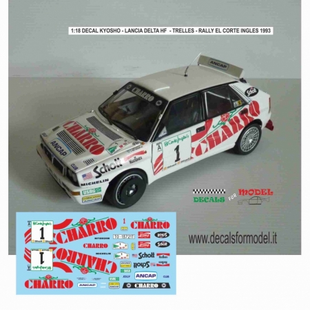 1:18 LANCIA DELTA HF - TRELLES - EL CORTE INGLES 1993 BASE: KYOSCHO