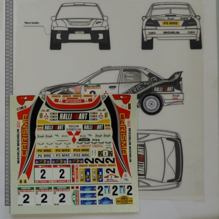 RK173 MITZUBISHI CARISMA EVO 4 - BURNS - RALLY ACROPOLI - NEW ZEELAND