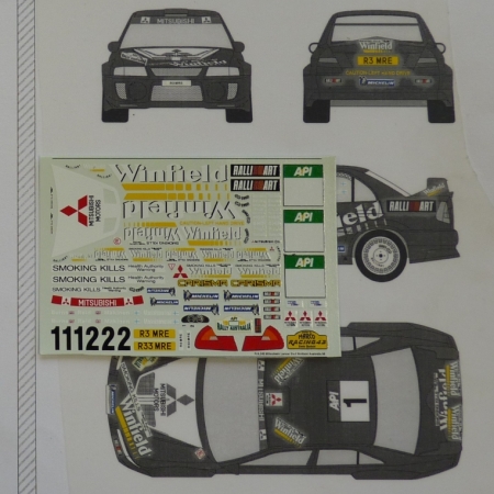 RK242 MITSUBISHI LANCER EVO 5 - WINFIELD - MAKINEN RALLY AUSTRALIA 1998