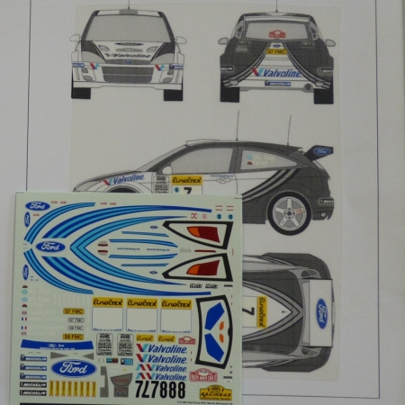 RK248 FORD FOCUS WRC - MARTINI - MC RAE - RALLY MONTECARLO 1999