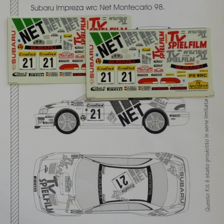 S07 SUBARU IMPREZA WRC - NET - KREMER - RALLY MONTECARLO 1998