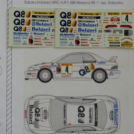 S54 SUABRU IMPREZA WRC - DALLAVILLA - RALLY MESSINA 1998