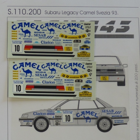 S110 SUBARU LEGACY - CAMEL - EKLUND - RALLY SVEZIA 1993