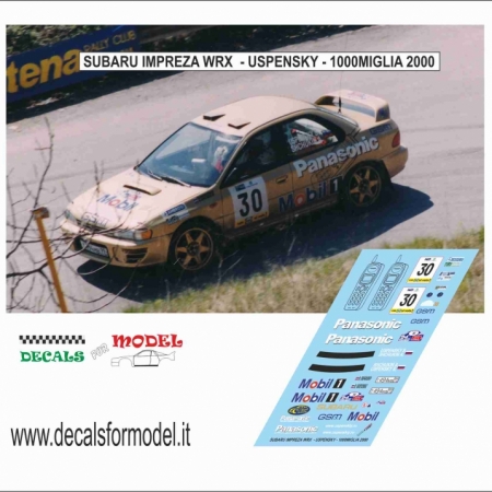 SUBARU IMPREZA WRX - USPENSKI - RALLY 1000 MIGLIA 2000