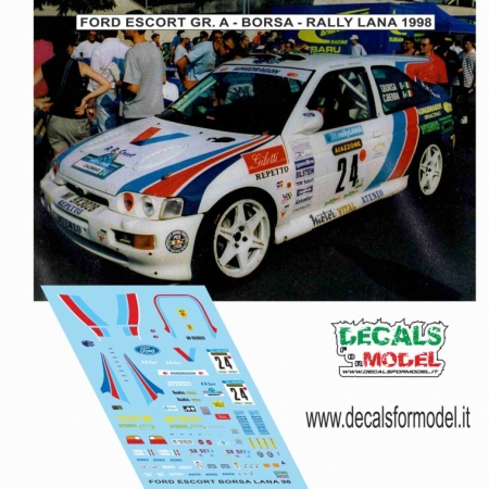 DECAL FORD ESCORT COSW - BORSA - RALLY LANA 1998