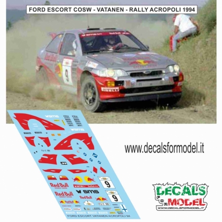 DECAL FORD ESCORT COSW - VATANEN - RALLY ACROPOLIS 1994