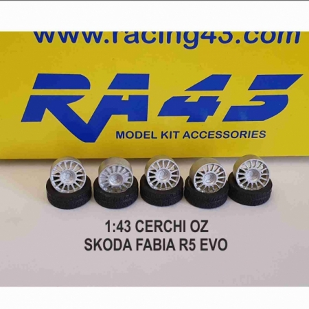 1:43 CERCHI - OZ - SKODA FABIA R5 EVO